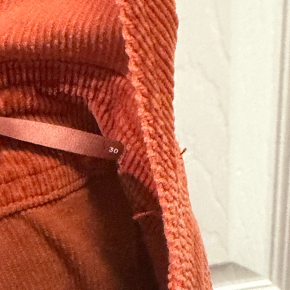 Anthropologie | Pilcro wanderer corduroy rust overalls size 30 - Picture 5 of 5
